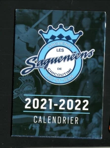 Chicoutimi Sagueneens--Horario de bolsillo 2021-22--QMJHL - Imagen 1 de 1