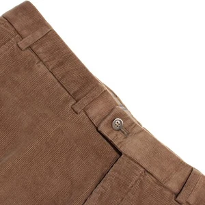 Hiltl NWT Chinos / Corduroy Pants Size 50 34 US Parma In Brown Cotton Blend - Picture 1 of 15