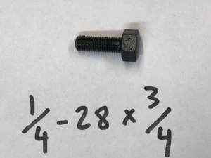 1/4 - 28 X 3/4 High Hex Cap Screw, Reproduction, Pre war, Grade 8 - Picture 1 of 1