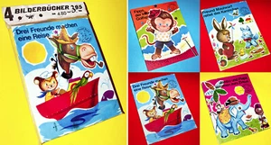 4 old PURZEL PICTURE BOOKS YOUTH BOOK PUBLISHER INGOLSTADT L. BECK 1960s TOYS - Picture 1 of 10