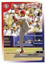 2005 Topps Total Philadelphia Phillies Baseball Card #346 Brett Myers