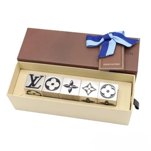LOUIS VUITTON Dice Cube Game 2011 Christmas Limited Plastic Multicolor W/B Auth - Picture 1 of 6