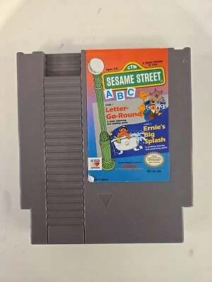 Sesame Street ABC (Nintendo Entertainment System, 1989) Cartridge Only - Tested - Image 1 of 3
