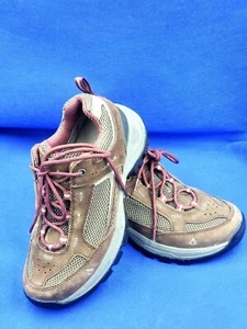 Women's Vasque Vibram Brown & Burgundy Gortex Fall Trail Hiking Shoes Size 7.5M - Picture 1 of 12