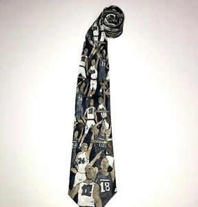 Cuello de corbata con tema de baloncesto diseños de A. Rogers poliéster 57"" de largo 3,75"" de ancho - Imagen 1 de 4
