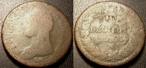 France - Directoire - un décime modification du 2 décimes - l'an 4 A - F.127/1 - Imagen 1 de 1