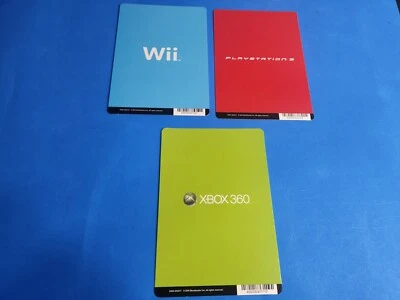 BLOCKBUSTER MOVIE BACKER CARDS Wii PLAYSTATION 2 AND XBOX NO GAMES - Image 1 of 4