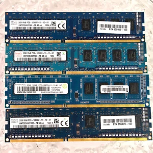 4 Sticks of 2 Gig Ram PC3 12800U mixed lot Modules. Total 8 Gigs of RAM - Picture 1 of 3