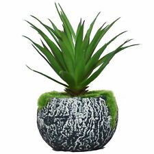 Artificial Aloe Vera Plant With PotVase For Living Room Office Decor- Pack of 2