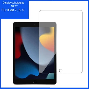 Displayschutz für iPad 7 / 8 / 9 Panzerfolie 9H EchtGlas Schutzglas Schutzfolie  - Afbeelding 1 van 1