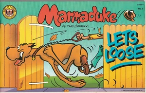 Marmaduke #1 "Lets Loose" Budget Books 1987 Brad Anderson "Classic Series" - Picture 1 of 5