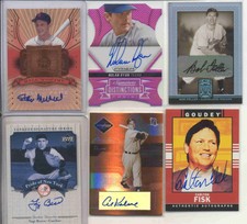 2005 DONRUSS GREATS BOB FELLER AUTO PLATINUM HOLOFOIL AUTOGRAPH INDIANS