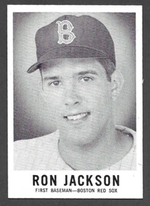 1960 LEAF SPORTS NOVELTIES #29 Ron Jackson BOSTON RED SOX EX-MINT A - Picture 1 of 2