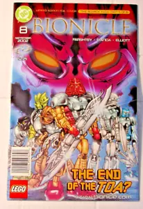 Bionicle Lego The End of the Toa Foil Cover DC Comic Issue 8 September 2002 New - Picture 1 of 6