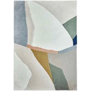 Alfombra de área de lana hecha a mano, diseño abstracto moderno, mechones de primera calidad - AT304 - Imagen 1 de 4