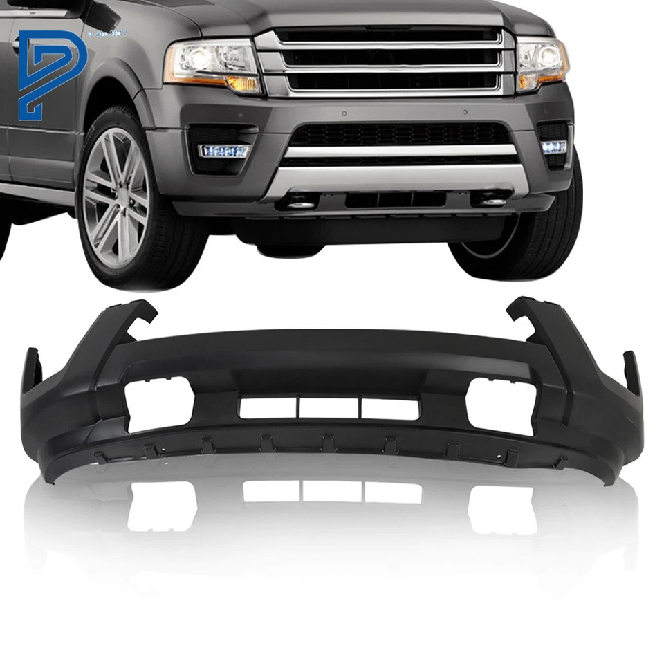 Cubierta de parachoques delantero imprimada fascia inferior para Ford Expedition 2015-2017 negra Foto 1 de 4