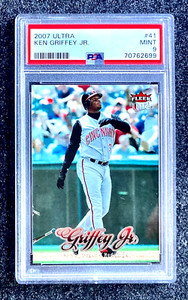 2007 Ultra Ken Griffey Jr. #41 Cincinnati Reds (MVP/10x GG/7x GG/HOF) PSA 9 MINT