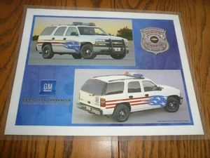 Chevrolet 2006 equipamiento policial Tahoe tarjeta de datos de ventas destacados - Imagen 1 de 2