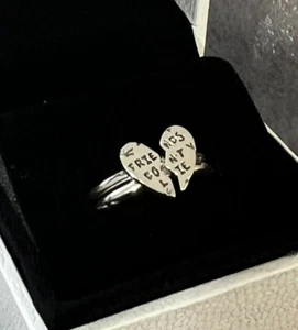 Pandora Stranger Things Friends Don't Lie Splittable Ring ,with free Pouch - Picture 1 of 6