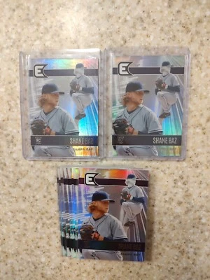 (10) Shane Baz 2022 Chronicles Essentials Baseball - #3 RC - Tampa Bay Rays - Image 1 of 2