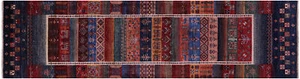 Runner Gabbeh Tribal Hand-Knotted Wool Rug 2' 8" X 9' 10" - Q20939 - Picture 1 of 7