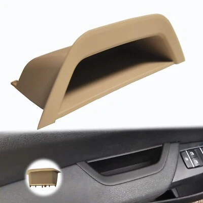 Manija de almacenamiento de reposabrazos de puerta lateral del conductor beige para BMW X3 10-16 X4 14-17 Foto 1 de 4