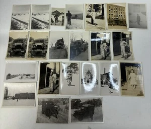 WW2 US Army 8th Army Post WW2 Japan Sapporo Otaru Snapshot Photo lot of 22 - Picture 1 of 14