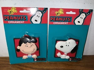 JUEGO DE ADORNOS ÁRBOL DE NAVIDAD PEANUTS SNOOPY Y LUCY KURT ADLER - Imagen 1 de 5