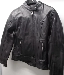 NOS AGV Sport Ivy Ladies Leather Jacket Lg Blk AGT-LIV-BKBk-5L - Picture 1 of 8