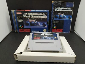 Nigel Mansell's World Championship Racing - Super Nintendo SNES PAL- SNSP-M8-FAH - Picture 1 of 19
