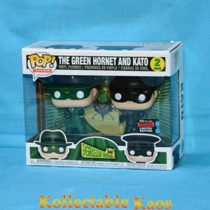 2019 NYCC FCE - The Green Hornet (1966) - Green Hornet & Kato Pop! Vinyl (RS) - Picture 1 of 3