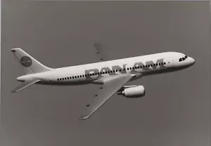PAN AM AIRBUS A320 VINTAGE ORIGINAL MANUFACTURERS PHOTO - Picture 1 of 2