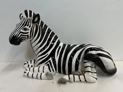 Estatua/escultura de cebra de cerámica moderna de mediados de siglo de colección Foto 1 de 4