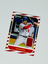 2021 Donruss - Retro 1987 Materials Red - #87M-JS Juan Soto /99