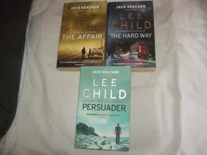 3 Paperback Books Lee Child (Jack Reacher Thriller) All Listed Box JC - Foto 1 di 9