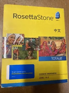 Rosetta Stone Chinese Mandarin Level 1, 2 Version 4 - Windows/Mac SEALED - Picture 1 of 6