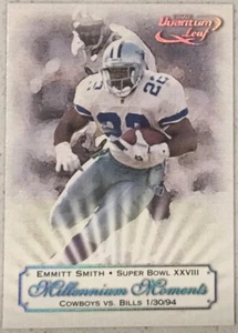 🔥 2000 Quantum Leaf #MM2 EMMITT SMITH Millennium Moments #d /1000 SCHÖN! 🔥 - Bild 1 von 2