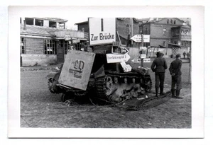 Foto Schilderwald Oberfeldzeug Stab 2 Panzer Yorck 2 Wk WW2 - Picture 1 of 2