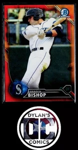 2016 Bowman Chrome #BCP243 Braden Bishop Prospects Orange Refractor #/25 Seattle - Picture 1 of 2
