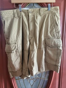 Herren Polo Ralph Lauren klassische Chino dunkelkhaki Cargo Shorts Gr. 38 - Bild 1 von 5