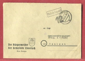 Beleg " Gebühr bezahlt " Enntach 3.12.45 ( 29974 ) - Picture 1 of 1
