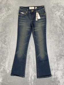 Jeans bambino Phat donna junior 0 blu bootcut elasticizzato denim pantalone casual - Foto 1 di 12