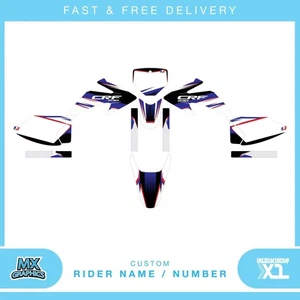Passend für Honda CRF230 2008 . Benutzerdefinierte MX Vinyl Grafik, Aufkleber Sticker Kit - Bild 1 von 1