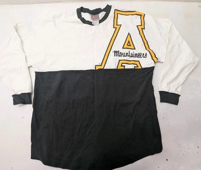 Camiseta deportiva para mujer Appalachian State Mountaineers manga larga Spirit talla pequeña rara Foto 1 de 4
