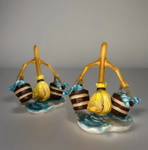 2 Secchielli Walt Disney Classics Collezione Brigata di FANTASIA senza scatola o certificato di autenticità - Foto 1 di 4