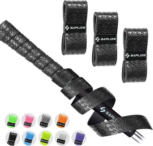 SAPLIZE Golf Grip Wrapping Tapes, 3er oder 15er Pack Klebfrei PU Overgrip Schwarz - Bild 1 von 2