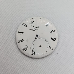 IWC Original brass Dial for Pocket Watch - Picture 1 of 3