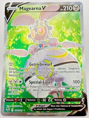 Pokemon Karte TCG Magerna V 182/195 Silberne Sturmwinde Deutsch NM - Bild 1 von 4
