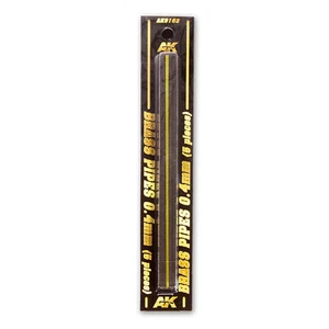 AK Interactive - Brass Pipes 0.4mm, 5 Units AK9103 - Picture 1 of 4