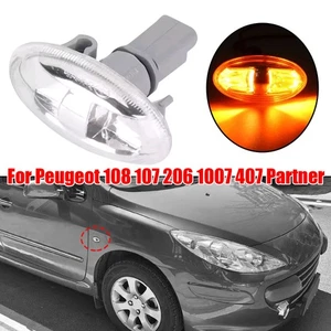 Side Turn Signal Light 6325G4 6325G3 for Peugeot 108 107 206 1007 407 Partner - Picture 1 of 8
